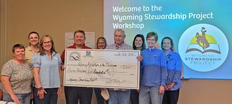 Ag in the Classroom donation